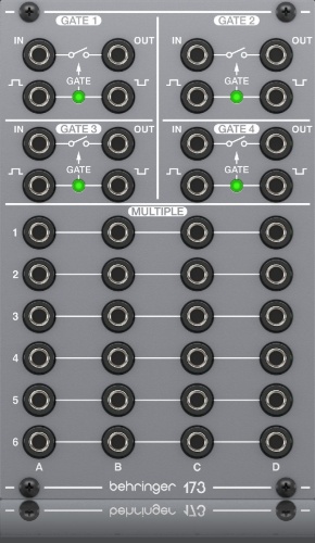 BEHRINGER 173 QUAD GATE/MULTIPLES